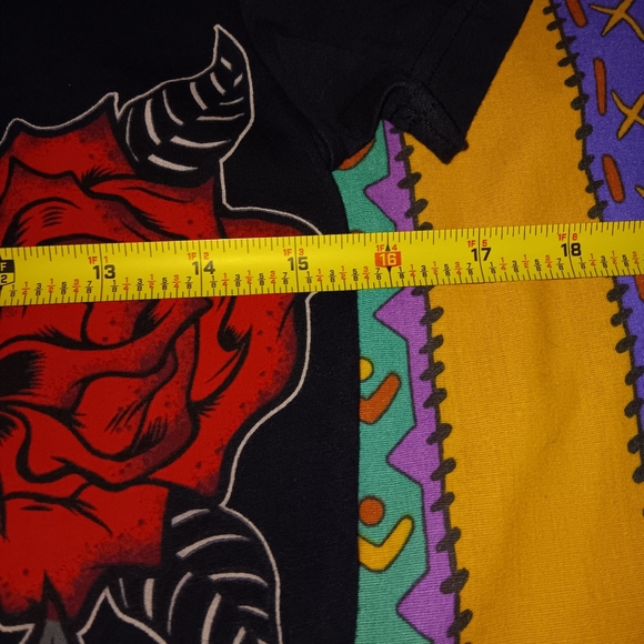 New 2012 Iron Fist Skull & Roses Anchor Vintage Shirt Tee Floral Horror - Picture 4 of 4